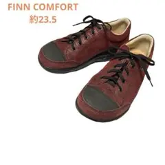 FINN COMFORT/スエード素材 スニーカー 約23.5cm ワインレッド