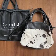 Carol J. (キャロルジェイ)  ハラコ　2WAYショルダーバッグ