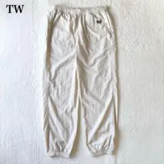 TW. 亘つぐみ Unisex nylon pants Ivory M size 2025年最新】unisex nylon pants twの人気アイテム - メルカリ