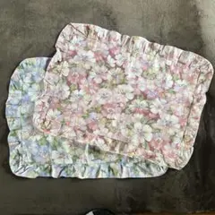 レトロ枕カバー　35×50cm用 2枚