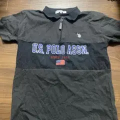 U.S. POLO ASSN. ブラックポロシャツ 150