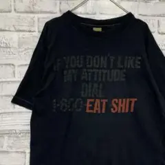 USA製90sヴィンテージTシャツ！シングルステッチ　ブラック半袖古着M715