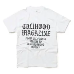 CALIHOOD MAGAZINE Tシャツ ローライダー ホワイト Mサイズ