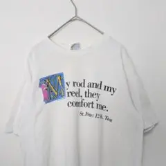 90s USA製　聖書デザイン　Tシャツ シングルステッチ　M