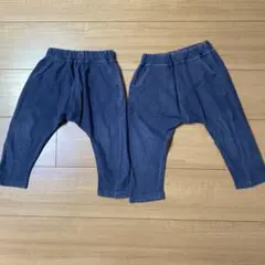GU サマナルパンツ　90cm ネイビー