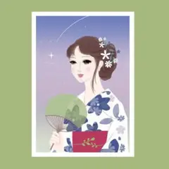 浴衣と流れ星☆