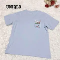 s.441【ユニクロ】メンズ 半袖Tシャツ キャラクタープリント ピーナッツ