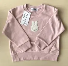 新品　ミッフィー 長袖　トレーナー　ピンク　100