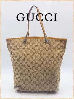 GUCCI グッチ GG キャンバス ハンドバッグ トートバック