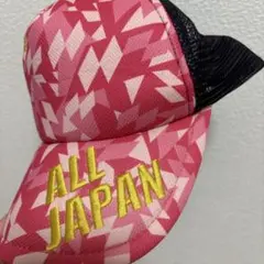 KEMKO ピンクメッシュキャップ ALL JAPAN
