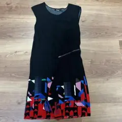 【美品】desigual 黒ワンピース