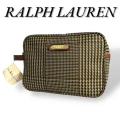 美品　RALPH LAUREN　310　クラッチバッグ　マルチポーチ　千鳥格子