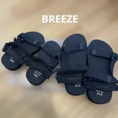ブリーズ　breeze サンダル　ブラック　黒　兄弟　まとめ売り