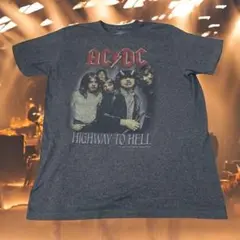 【極美品】古着80s復刻ACDC HIGHWAY TO HELL黒バンドTシャツ