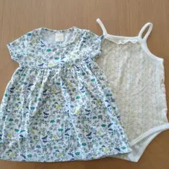 GYMBoree 花柄ドレスとタンクトップセット 2T