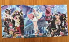 ワンピースフィルムレッド　クリアファイル　くら寿司　3枚セット