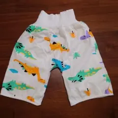 ☆美品☆おねしょズボン　おねぽん【腹巻きつき】Mサイズ　恐竜柄