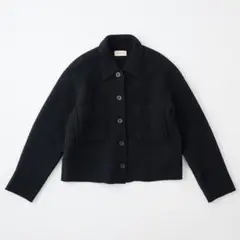 MEYAME light wool short jacket ブラック