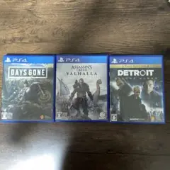 PS4人気ソフト3本まとめ売り
