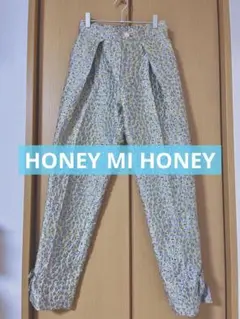 HONEY MI HONEY フラワージャガードパンツ