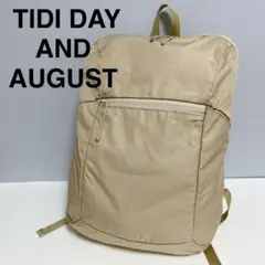 TIDI DAY AND AUGUST リュック　ベージュ