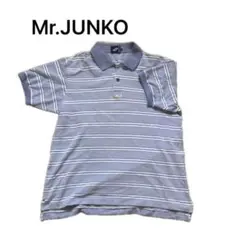 Mr.JUNKO 半袖ポロシャツ M 日本製　ポロシャツ コットン100%