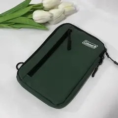 Coleman 縦横 2WAY スマート ポーチ カーキ