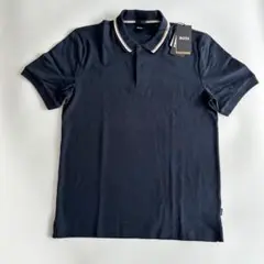 BOSS ボス 半袖ポロシャツ ネイビー M
