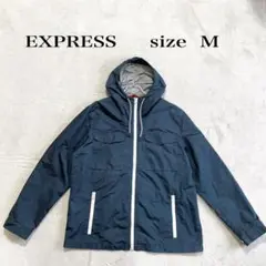EXPRESS ネイビー ブルゾンパーカー Mサイズ