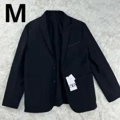 【新品】 ZARA テーラードジャケット リフレクター耐水 ブラック 洗える M