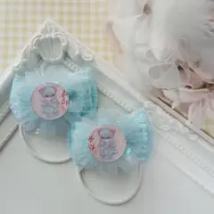 アニマル　ツインヘアゴム