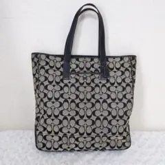 COACH コーチ トートバッグ シグネチャー 大容量 ブラック 7067
