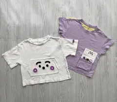 【2点セット】90 しなぷしゅ Tシャツ ポケット GU