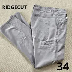 W34 RIDGECUT ワークパンツ ストレッチパンツ