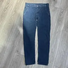 Care Label slack 364 ダークブルー デニムパンツ