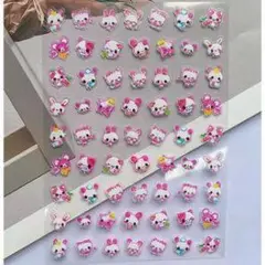 動物と花のネイルシール 40個以上