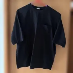 黒のTシャツ XLサイズ ポケット付き