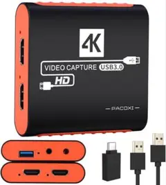 28 キャプチャーボード 4K 1080P 60FPS USB3.0高速伝送