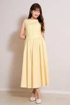 herlipto Deauville Gathered Long Dress