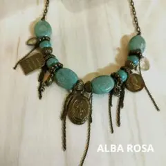 ALBA ROSA アルバローザ ターコイズネックレス