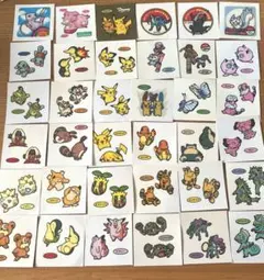 ポケモンパンシールセット 36枚セット ツイン、記念シリーズ