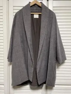 toujoursショールカラーローブコート