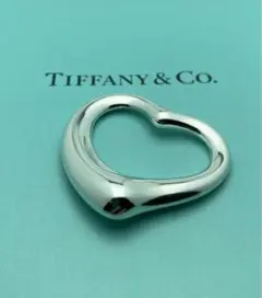 Tiffanyu0026 Co. XLオープンハート ネックレス ペンダント トップ