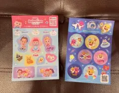 Bebefinn べべフィン　ベイビーシャーク　キャラクターシール 2枚セット