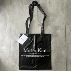 新品未使用 MatinKim マーティンキム トートバッグ エコバッグ ブラック