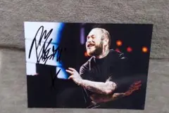 ポスト・マローン　直筆サイン入り写真Post Malone
