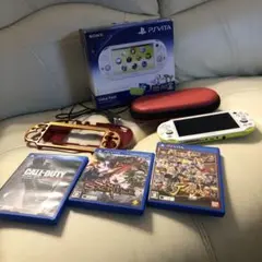 PSVITA【本体、ソフト3本、ケース】セット