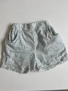 ninibello チェックハーフパンツ