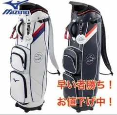 【電車ユーザーも】タグあり FLOTT ゴルフキャディバッグ