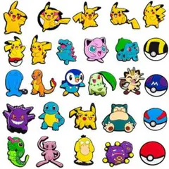 ポケモン ジビッツ クロックス シューズアクセサリー 27個セット